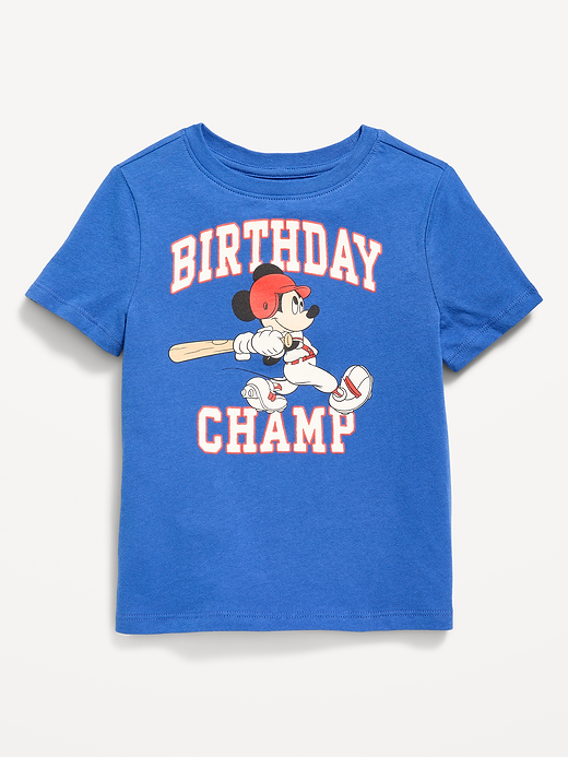 Old Navy Disney© Mickey Mouse Birthday Graphic T-Shirt for Toddler Boys — photo 1