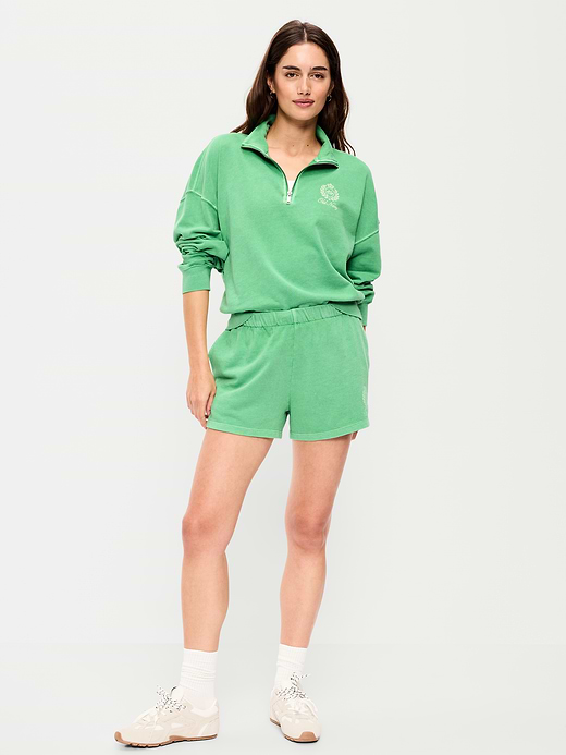 Old Navy High-Waisted Loose Logo Shorts -- 3-inch inseam — photo 1
