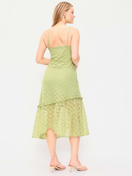 Old Navy Fit & Flare Lace Midi Dress — photo 8