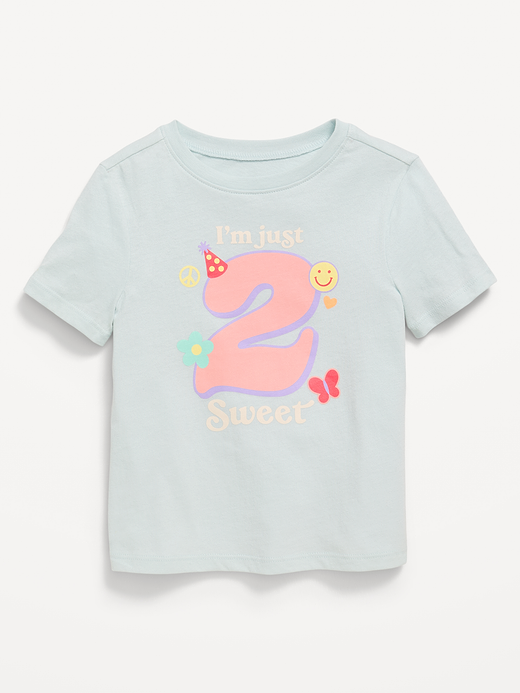 Old Navy Birthday Graphic T-Shirt for Toddler Girls — photo 1