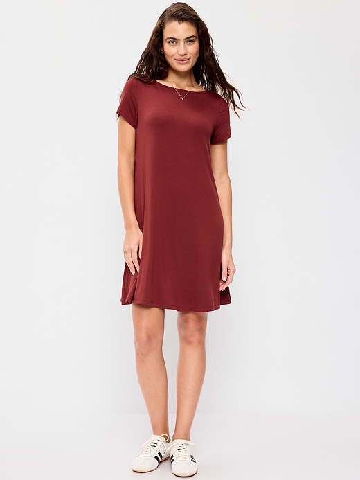 Old Navy Short-Sleeve Mini Swing Dress — photo 1
