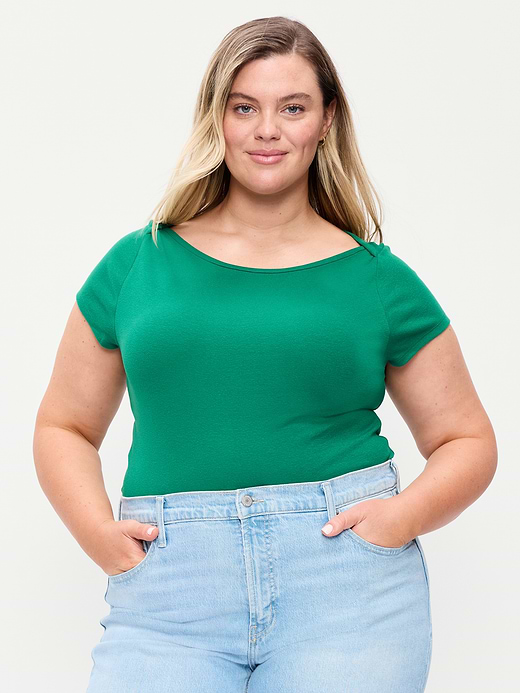 Old Navy Snug Boatneck T-Shirt — photo 7