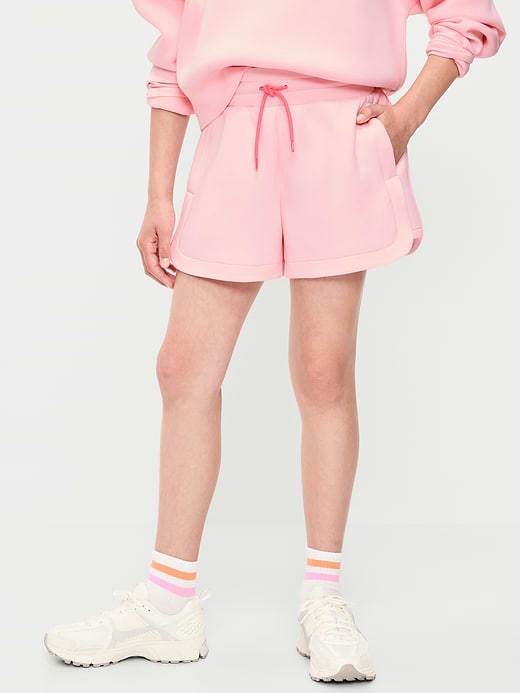 Old Navy High-Waisted Bounce Fleece Shorts for Girls — photo 1