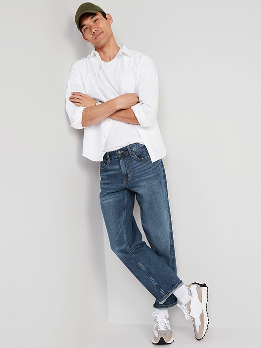 Old Navy Loose Built-In Flex Jeans — photo 4