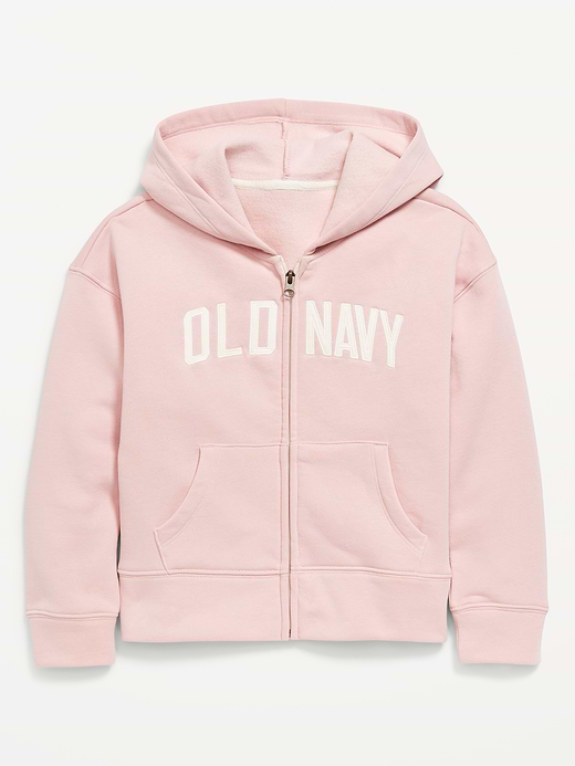 Old Navy Logo-Graphic Zip Hoodie for Girls — photo 1