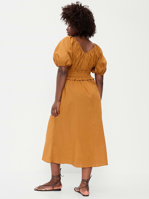 Old Navy Fit & Flare Prairie Midi Dress — photo 8