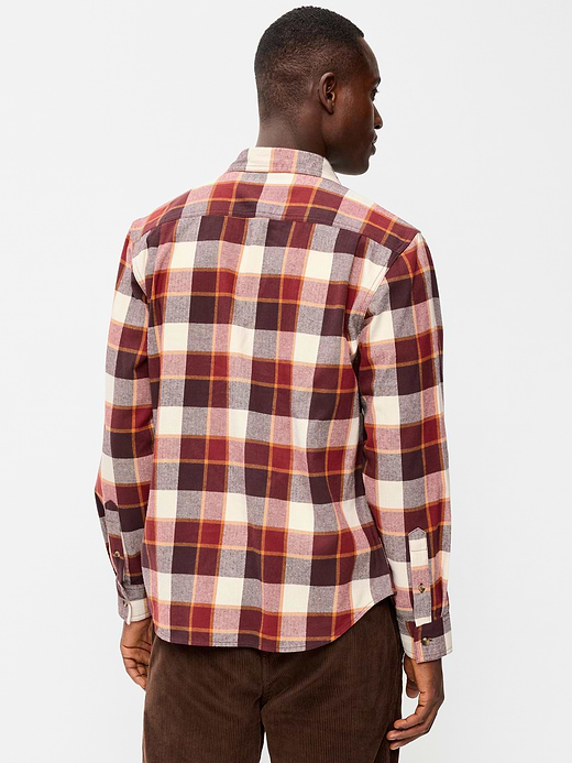 Old Navy Relaxed Long-Sleeve Flannel Pocket Shirt — photo 3