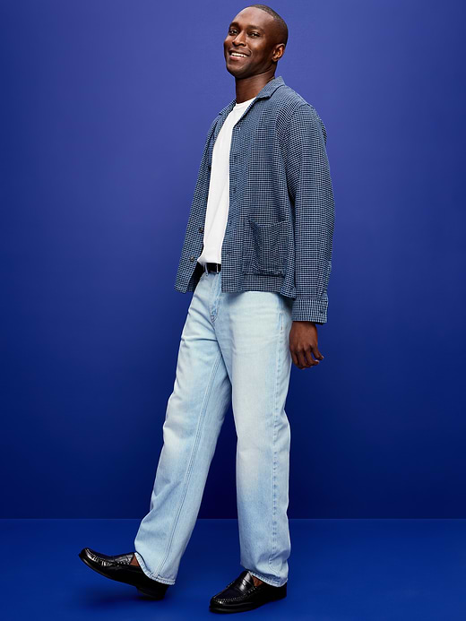 Old Navy Structured Loose Non-Stretch Jeans — photo 1
