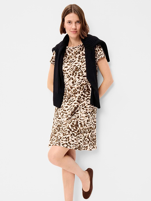 Old Navy Short-Sleeve Mini Swing Dress — photo 4