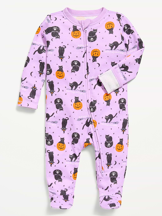 Old Navy Unisex 2-Way-Zip Sleep & Play Footed One-Piece for Baby — photo 1