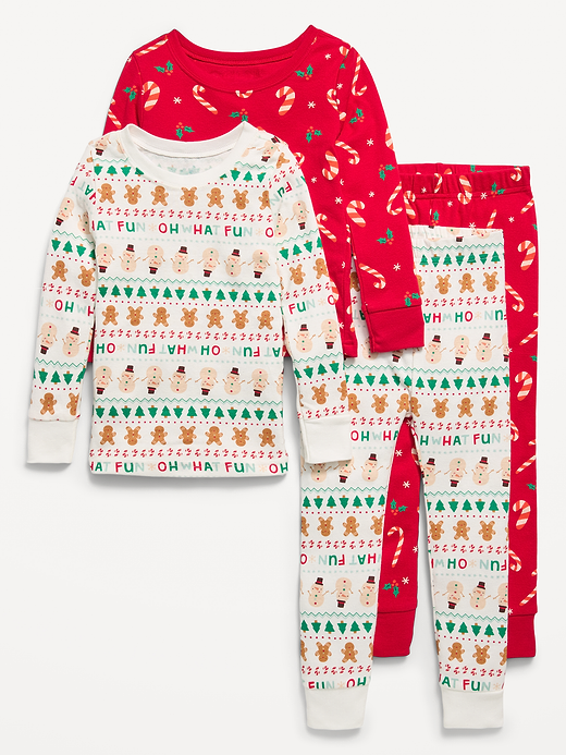 Old Navy Printed Snug-Fit Pajama 4-Piece for Toddler & Baby — photo 1