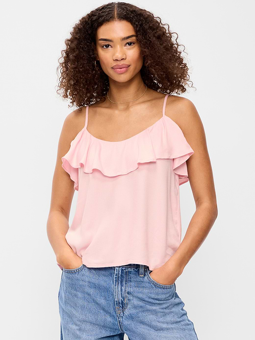 Old Navy Ruffle-Front Tank Top — photo 1