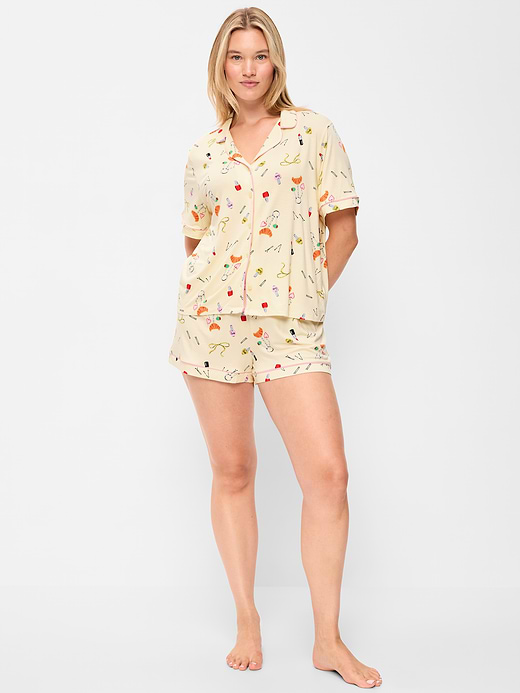 Old Navy Sunday Sleep Knit Jersey Short Set — photo 5