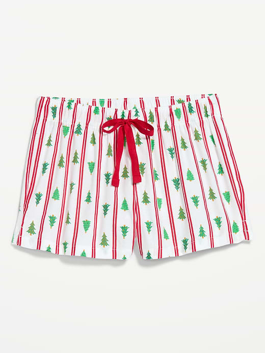 Old Navy Flannel Boxer Pajama Shorts for Women — photo 3