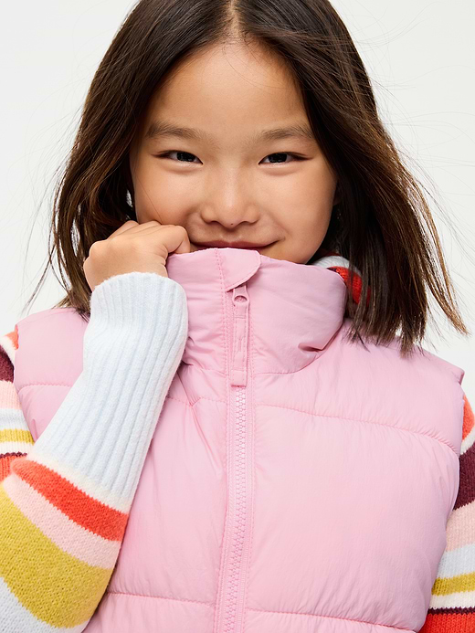 Old Navy Water-Resistant Quilted Puffer Vest for Girls — photo 1