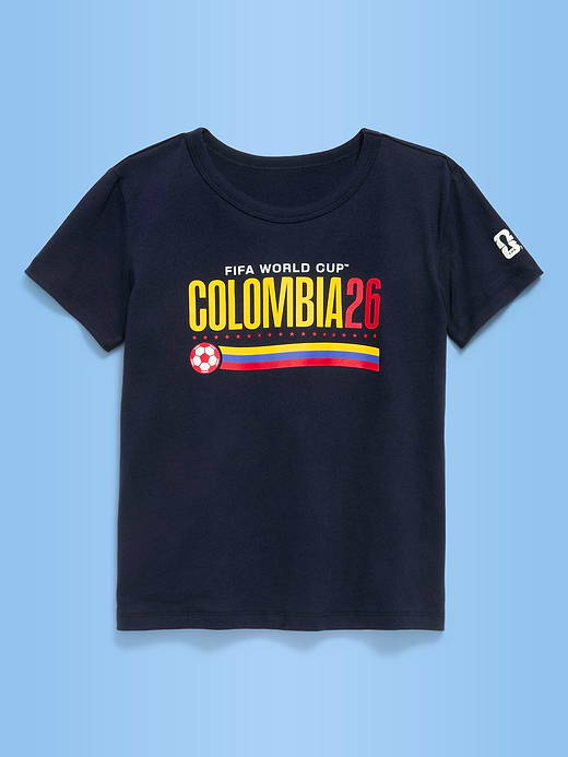 Old Navy FIFA World Cup 26™ Brazil Smocked Graphic T-Shirt for Girls — photo 1