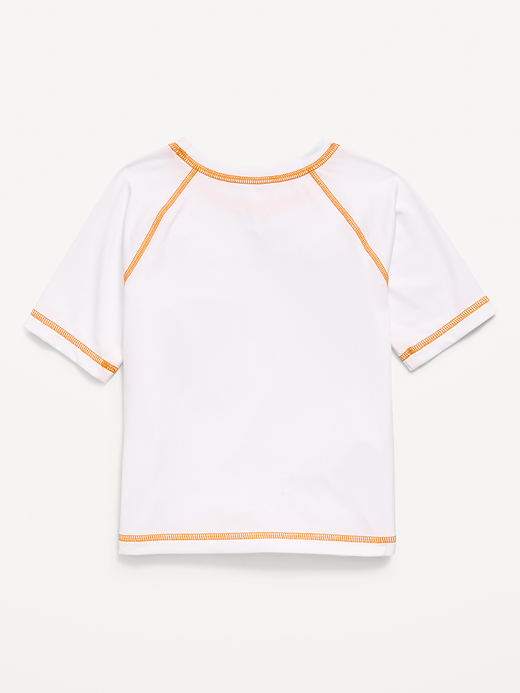 Old Navy Short-Sleeve Graphic Rashguard Swim Top for Toddler Boys — photo 3