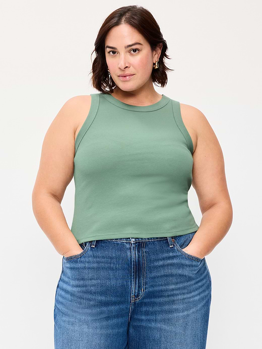 Old Navy Crop Ribbed Tank Top — photo 8