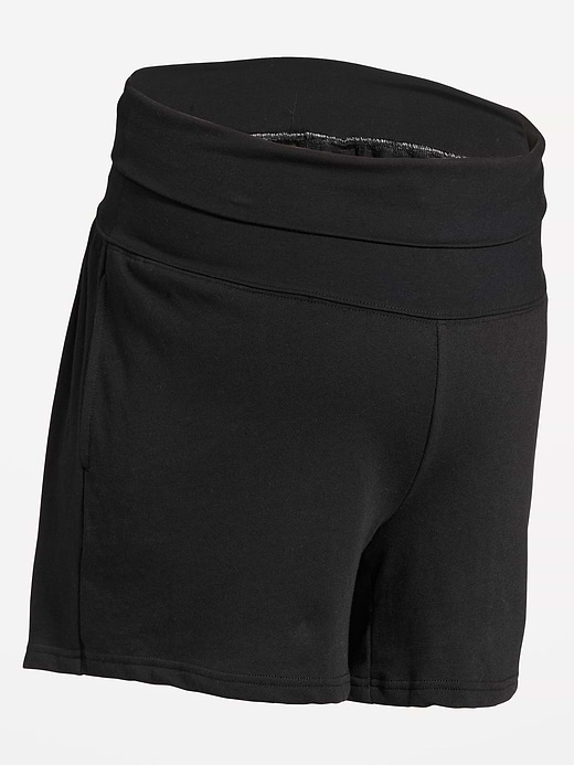 Old Navy Maternity Fleece Pull-On Shorts -- 5-inch inseam — photo 5