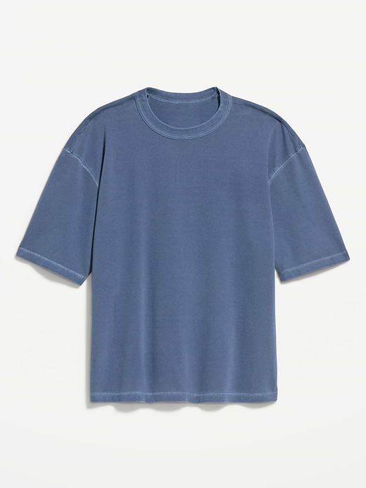 Old Navy Garment-Dyed Heavyweight Cropped T-Shirt — photo 4