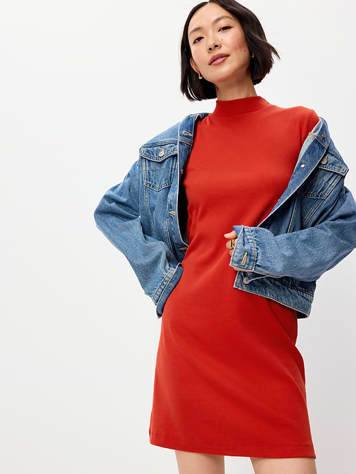 Old Navy Snug Mock-Neck Bodycon Mini Dress — photo 4
