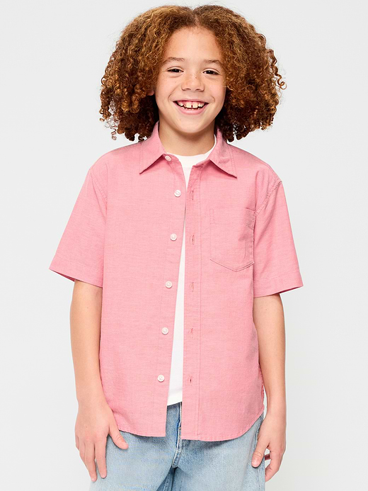 Old Navy Short-Sleeve Pocket Oxford Shirt for Boys — photo 1