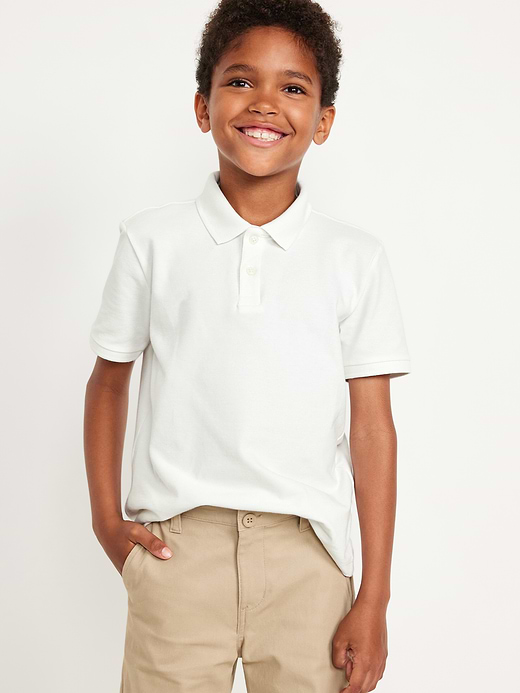 Old Navy School Uniform Pique Polo Shirt for Boys — photo 1