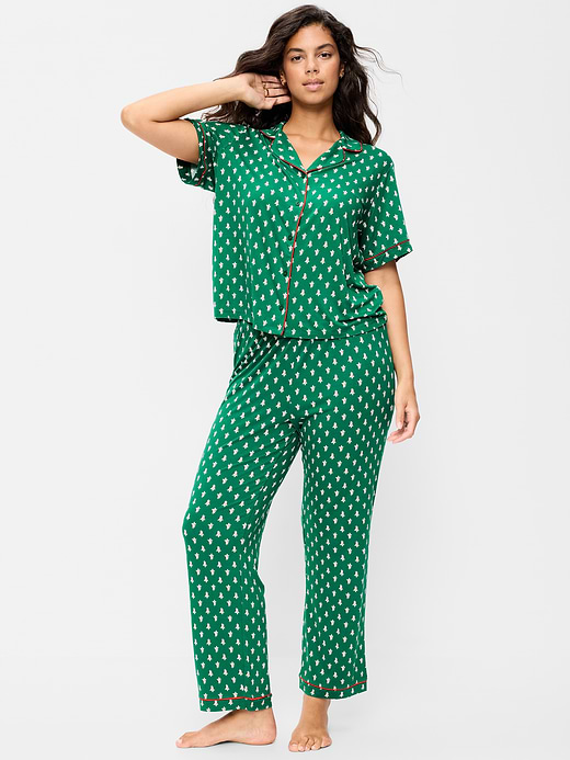 Old Navy Sunday Sleep Knit Jersey Pant Set — photo 14