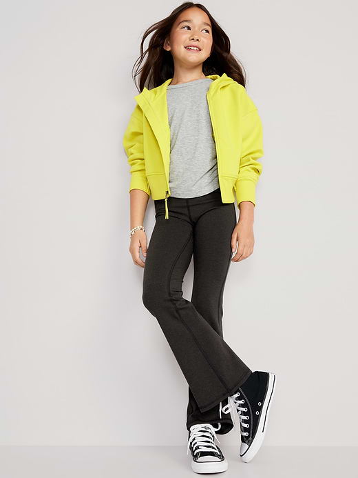 Old Navy High-Waisted PowerChill Crossover Flared Leggings for Girls — photo 4