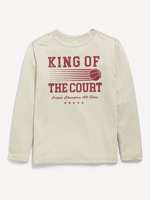 Old Navy CloudMotion Long-Sleeve Performance T-Shirt for Boys — photo 3