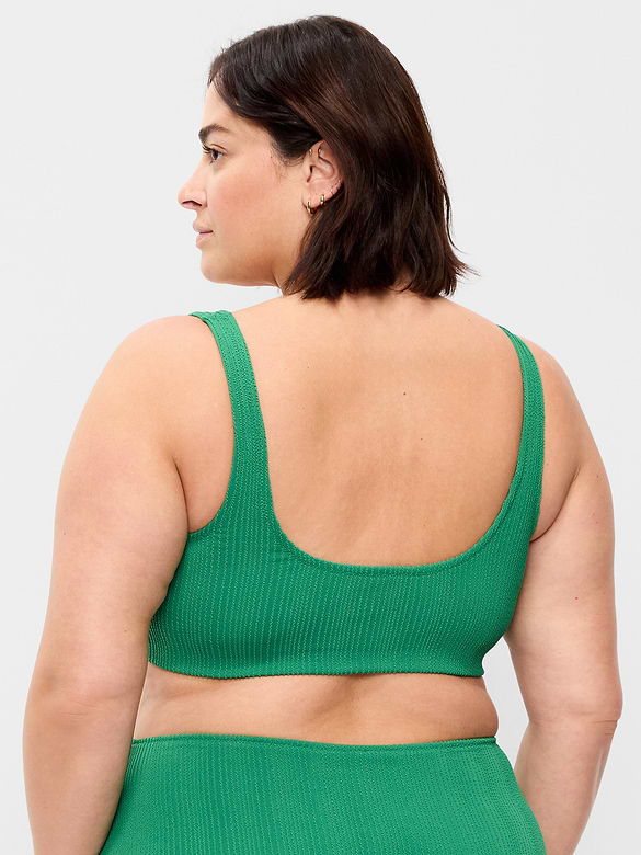 Old Navy Ribbed Scoop-Neck Swim Top — photo 9