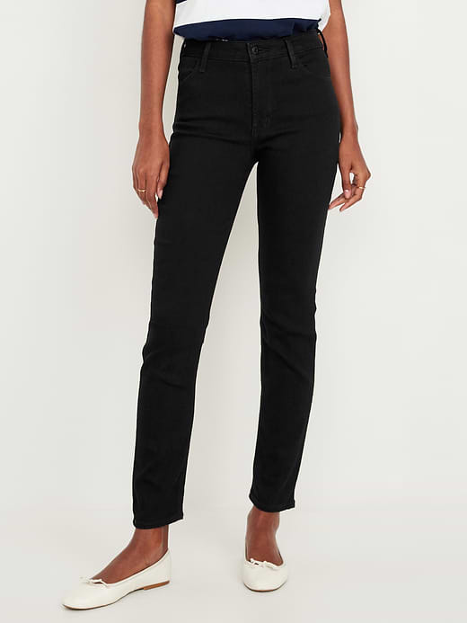 Old Navy High-Waisted Wow Straight Ankle Jeans — photo 3