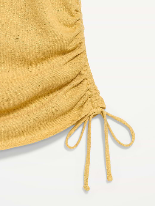 Old Navy Cap-Sleeve Shirred Side Top — photo 5