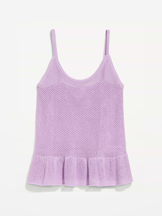 Old Navy Metallic Peplum Tank Top — photo 5