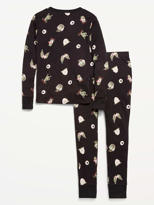 Old Navy Gender-Neutral Snug-Fit Graphic Pajama Set for Kids — photo 3