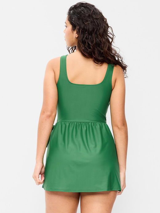 Old Navy Pique Side-Tie Swim Dress — photo 7