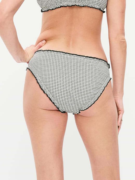 Old Navy Mid-Rise Ruffle Trim Swim Bottoms — photo 3
