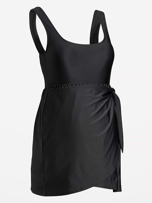 Old Navy Maternity Classic Wrap Swim Dress — photo 5