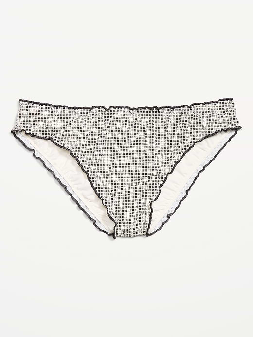 Old Navy Mid-Rise Ruffle Trim Swim Bottoms — photo 5