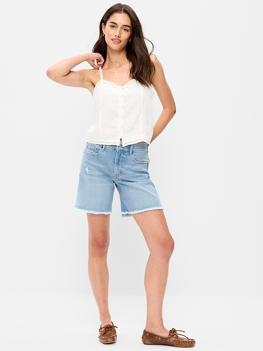 Old Navy High-Waisted OG Jean Cut-Off Shorts -- 7-inch inseam — photo 1