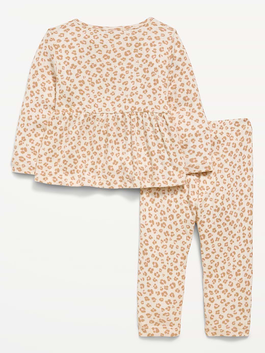 Old Navy Long-Sleeve Pointelle-Knit Top and Pants Set for Baby — photo 4