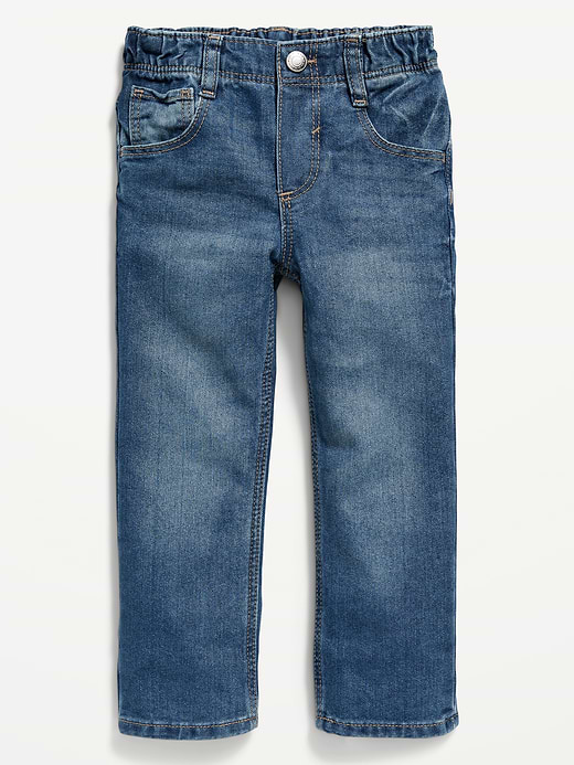 Old Navy Wow Straight Pull-On Jeans for Toddler Boys — photo 1