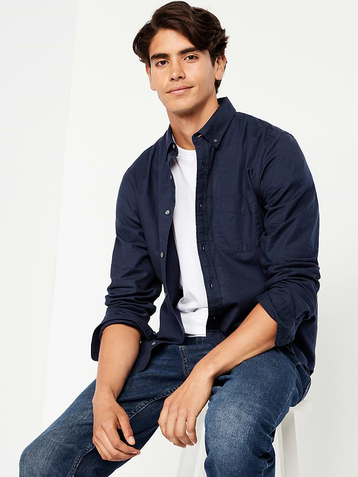 Old Navy Classic Fit Everyday Oxford Shirt — photo 4