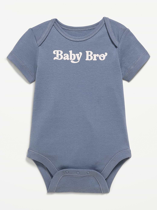 Old Navy Unisex Short-Sleeve Logo-Graphic Bodysuit for Baby — photo 1