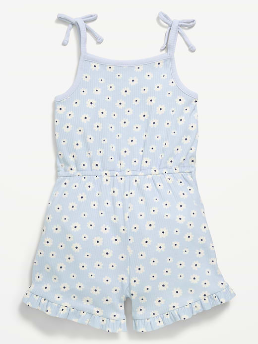 Old Navy Printed Sleeveless Tie-Bow Romper for Toddler Girls — photo 3