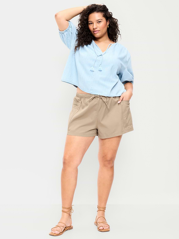 Old Navy High-Waisted Pull-On Utility Shorts — photo 7
