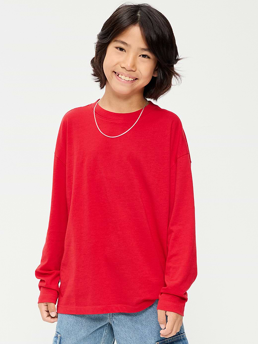 Old Navy Oversized Long-Sleeve T-Shirt for Boys — photo 1