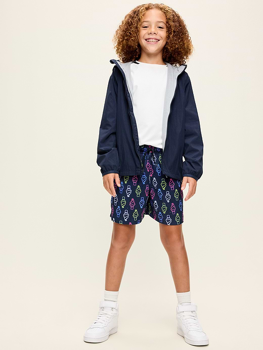 Old Navy Printed Knee Length Mesh Shorts for Boys — photo 4