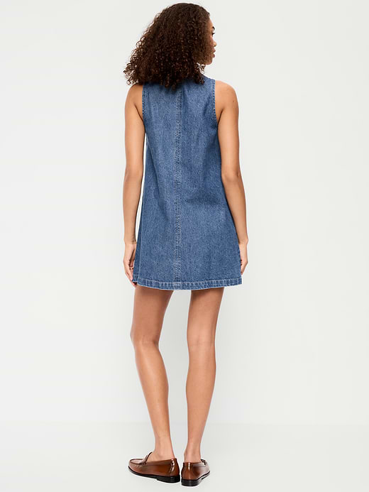 Old Navy Sleeveless Pinafore Mini Dress — photo 3