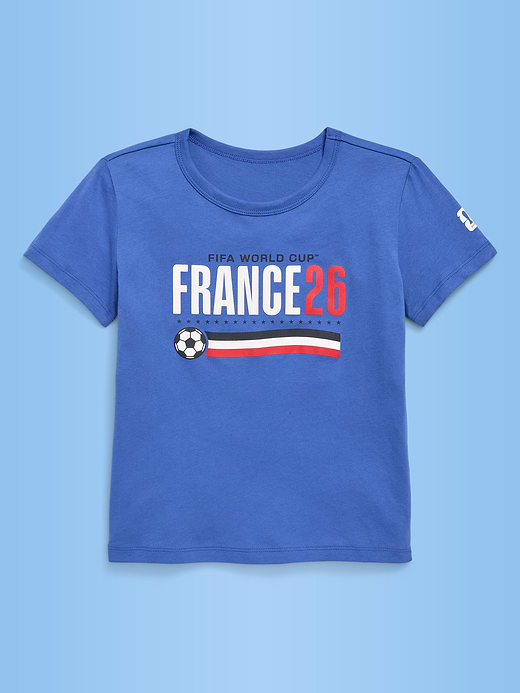 Old Navy FIFA World Cup 26™ Brazil Smocked Graphic T-Shirt for Girls — photo 4
